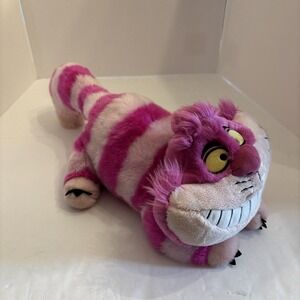 Disney Alice In Wonderland Cheshire Cat Plush Pink‎ 18 inch Disney Store